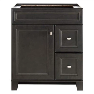 Chiuvetă de baie gri de 30 inch