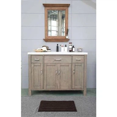 Meuză de baie maro de 48 inch